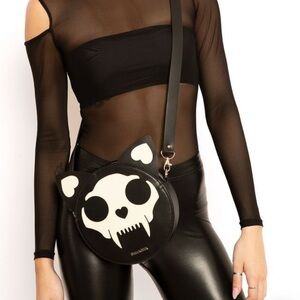 Blackmilk Skull Kitty Halloween Bag